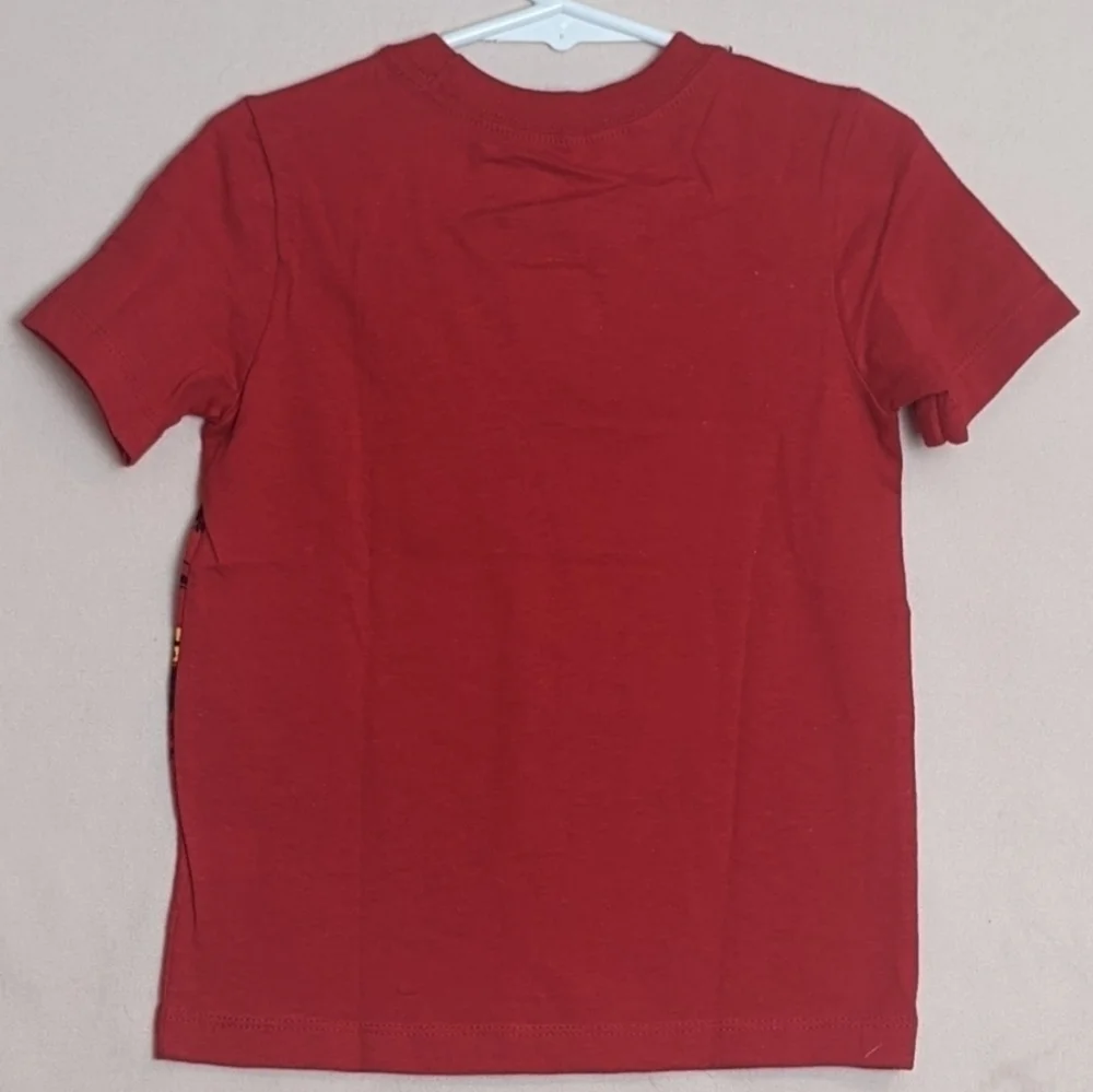 Carter's Red Fire Truck Short Sleeve Graphic Boys Tee size 2T